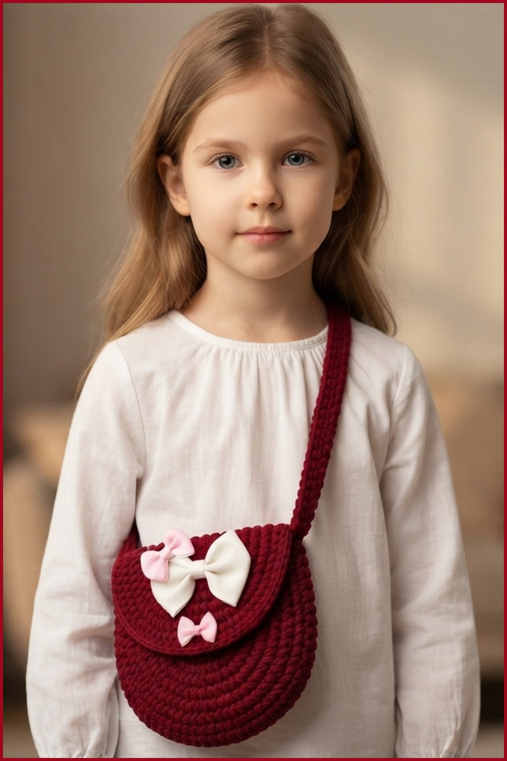 Crocheted children's bag step by step 8