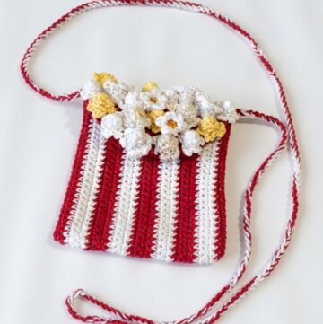 Cute Crochet Popcorn Pouch Pattern 8