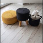 Crochet Basket Stool Cover Pattern