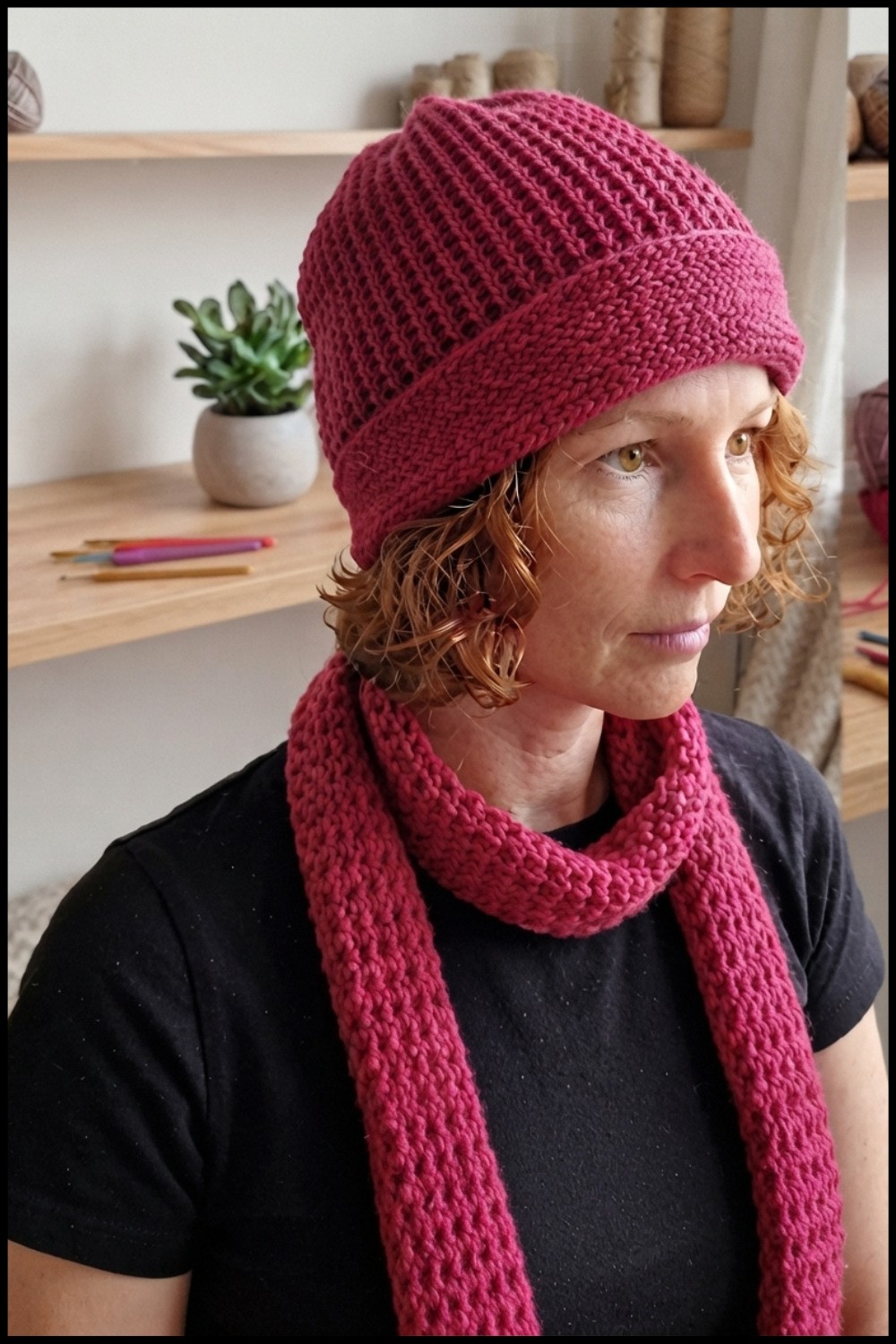 Crochet Hat And Scarf Pattern 1