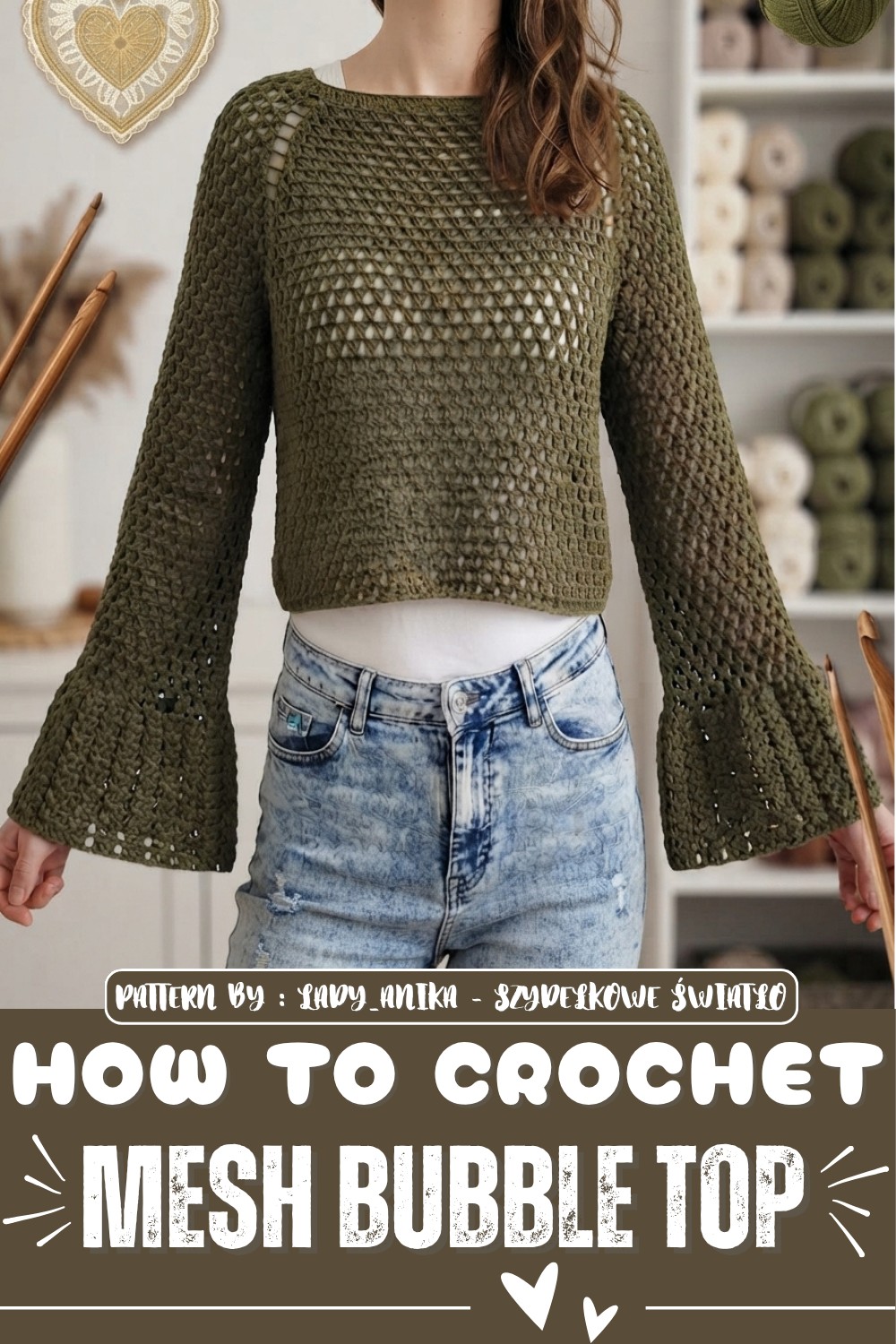 Crochet Mesh Bubble Top Pattern