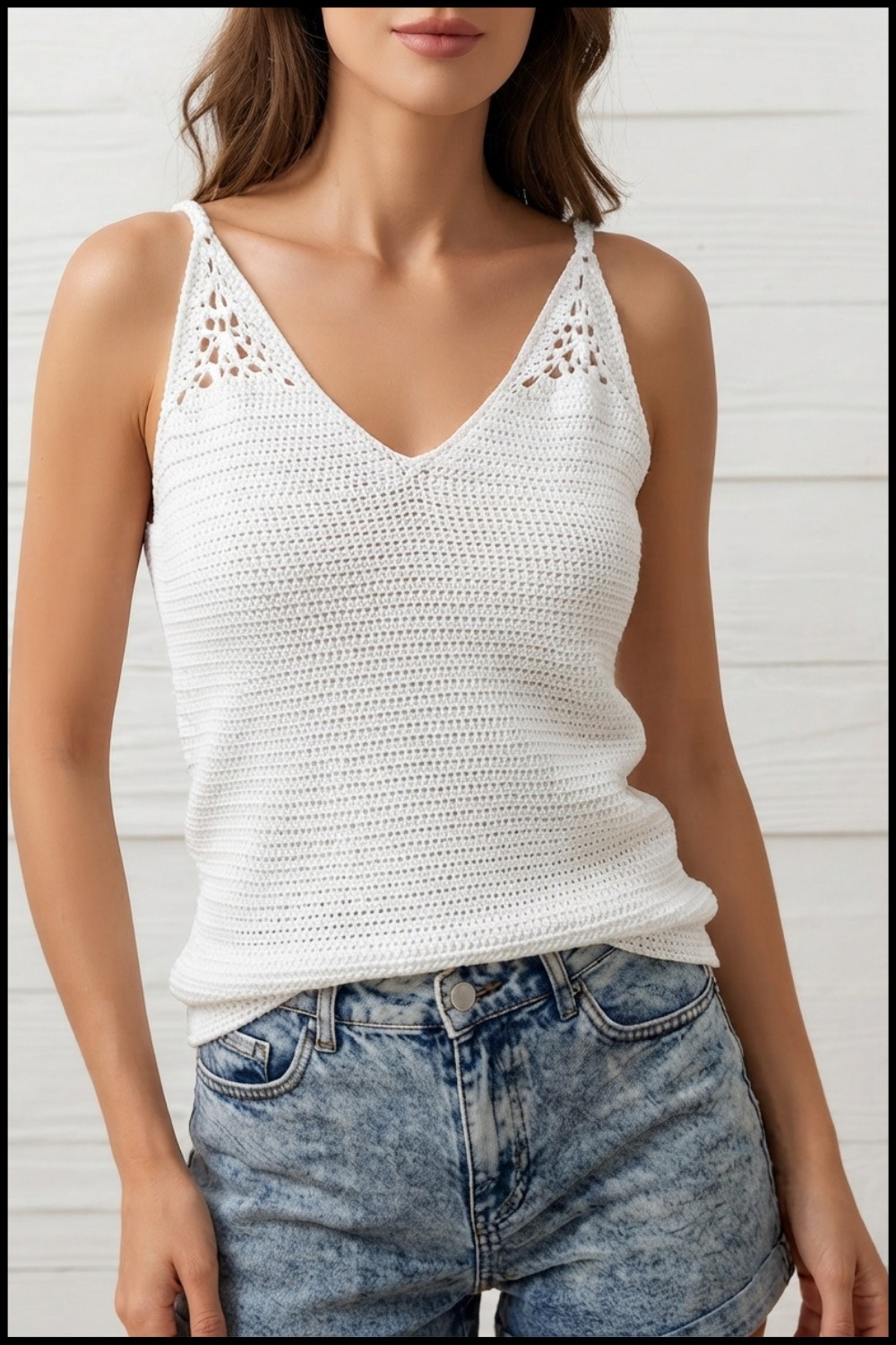 Crochet Summer Triangle Top Pattern 1