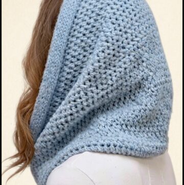 Crochet Turtleneck Hood Pattern 1