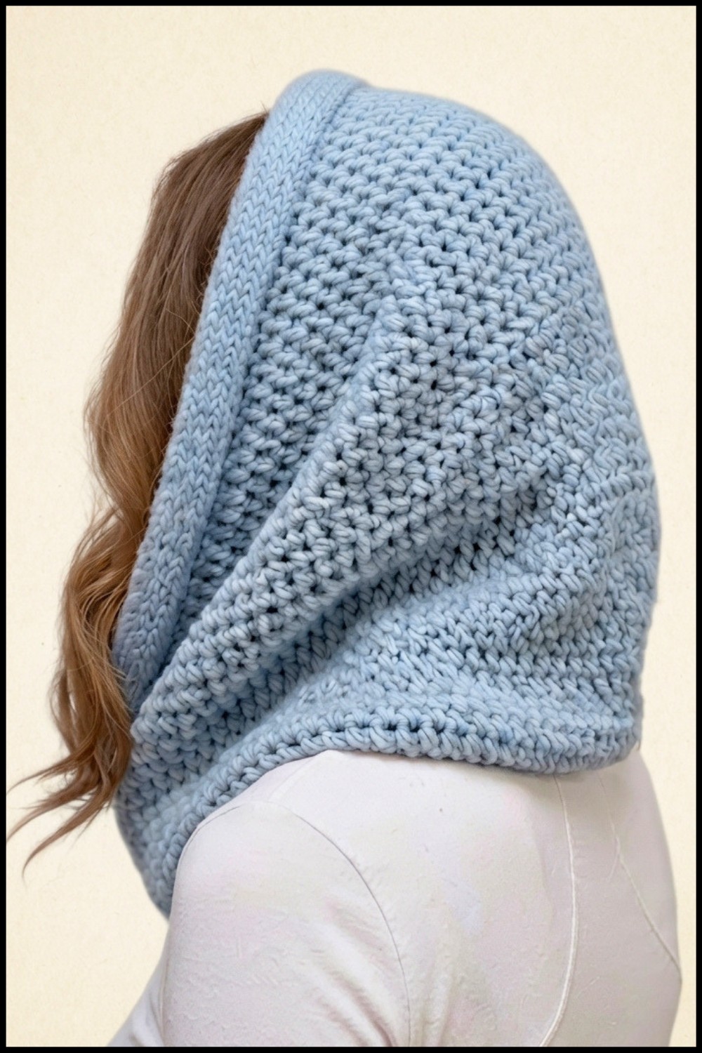 Crochet Turtleneck Hood Pattern 1