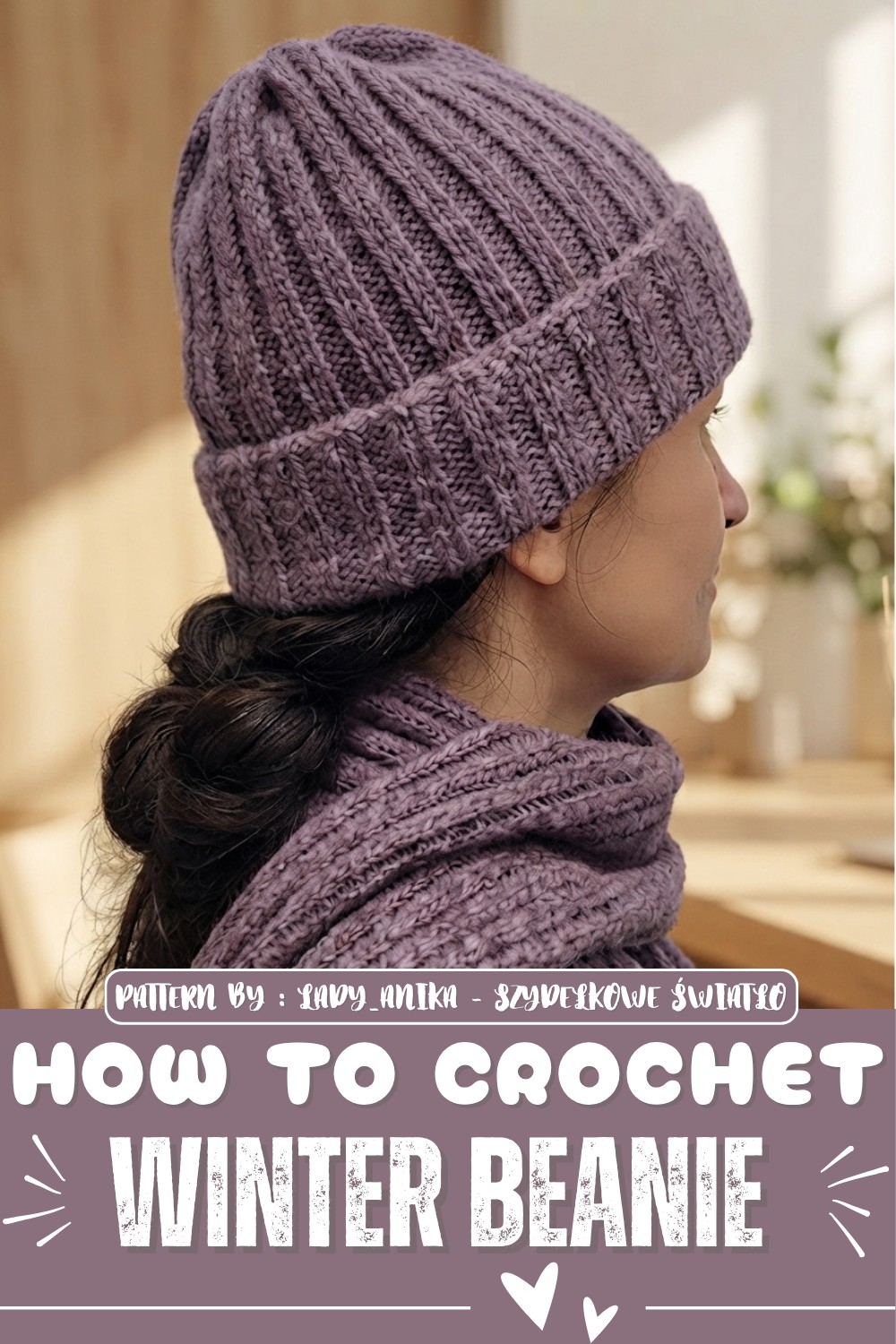 Crochet Winter Beanie Pattern