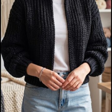 Crochet Wool Jacket Pattern 1