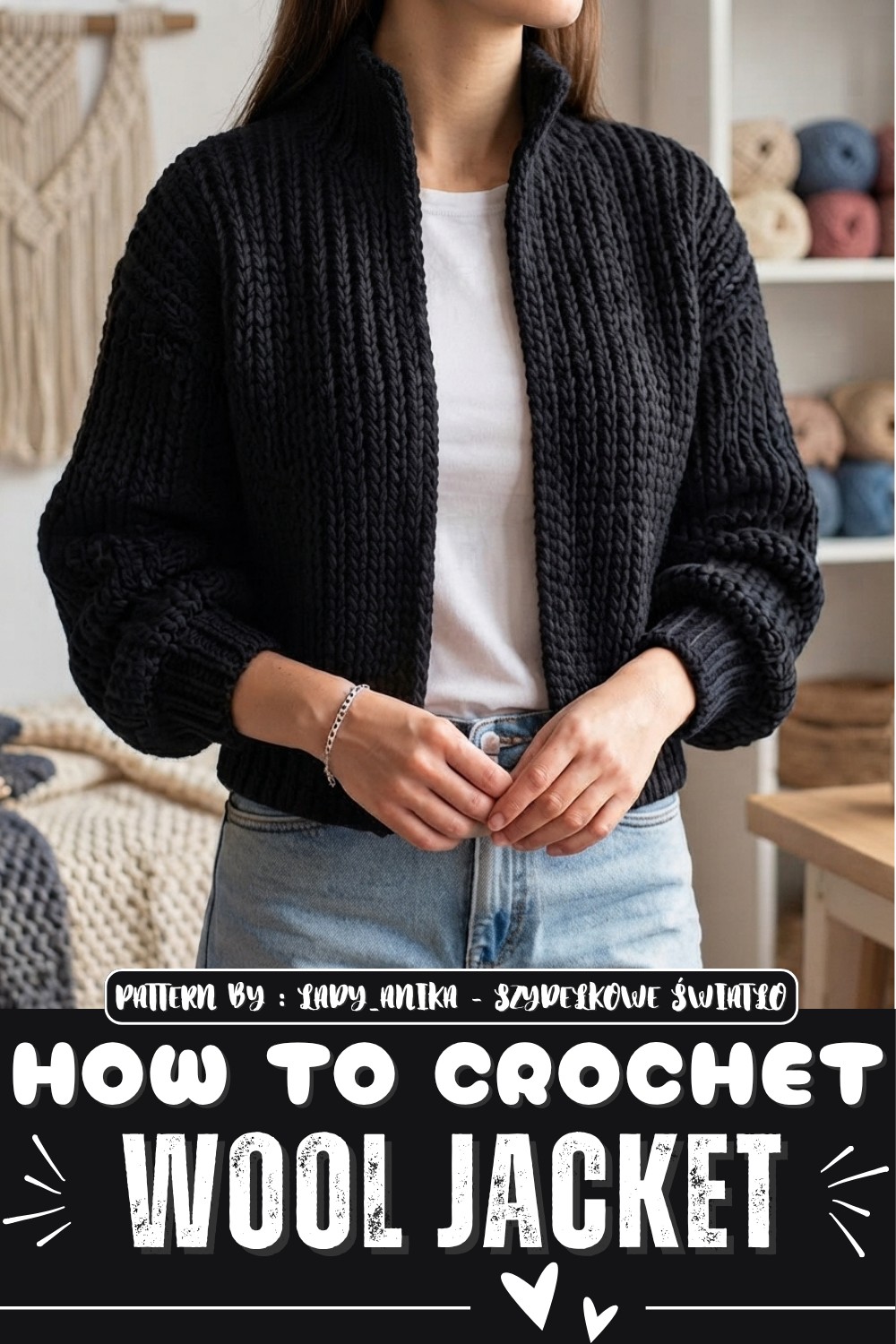 Crochet Wool Jacket Pattern