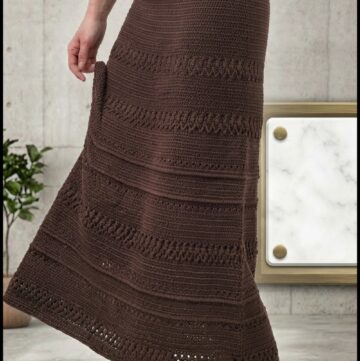 Easy Crochet Skirt Pattern 1
