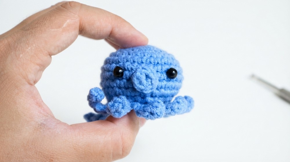 How To Crochet baby octopus Amigurumi (2)