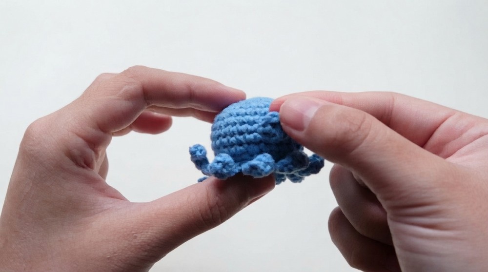 How To Crochet baby octopus Amigurumi (7)