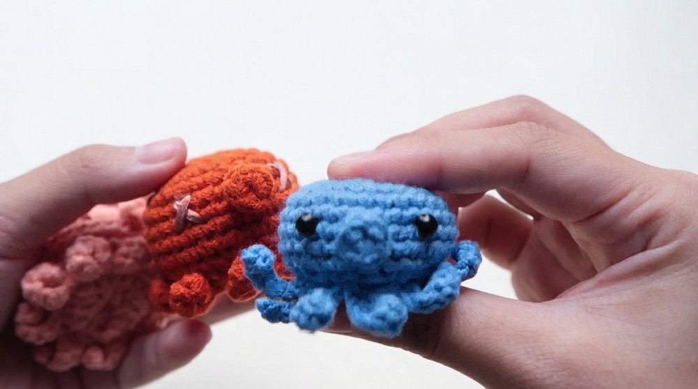 How To Crochet baby octopus Amigurumi (8)