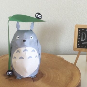 3D Paper Art Totoro Tutorial 1