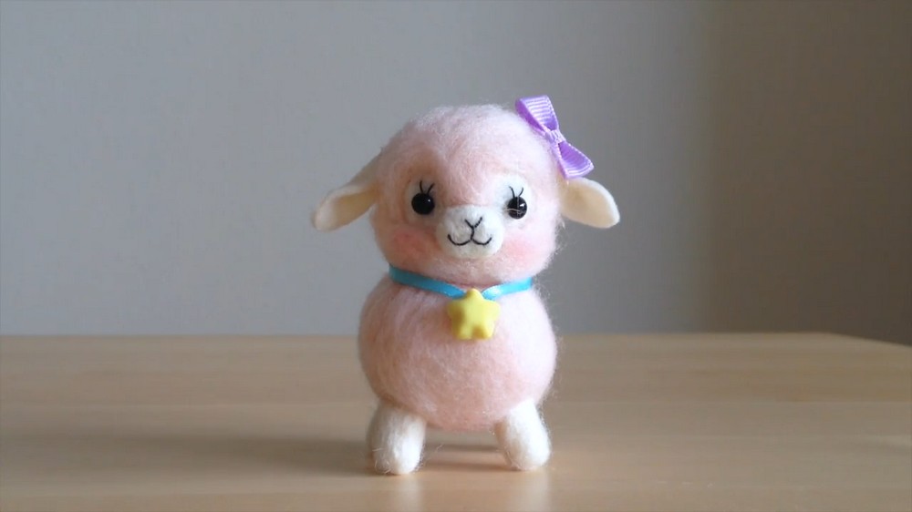 Baby Alpaca Needle Felt Tutorial 1