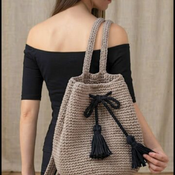 Crochet Backpack Pattern 1