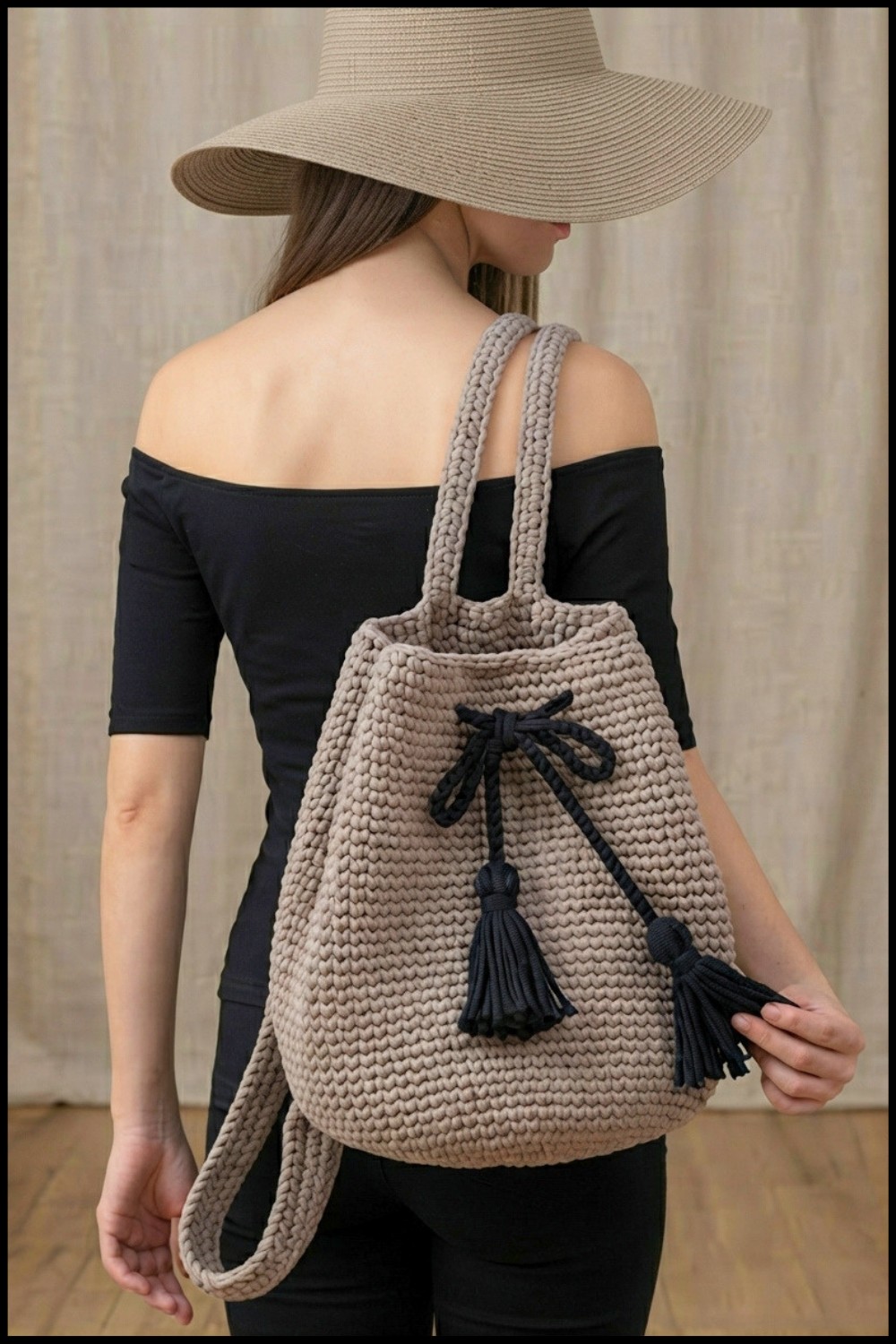 Crochet Backpack Pattern 1