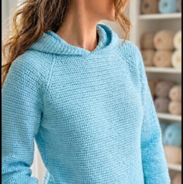 Crochet Hoodie Sweter Pattern 1