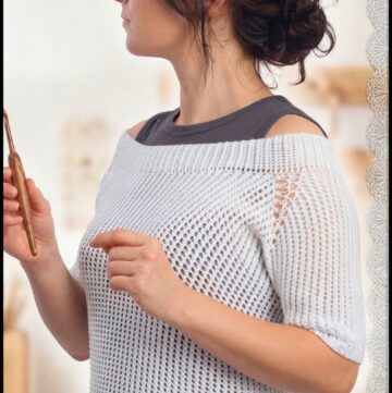 Crochet Off The Shoulder Top Pattern 1