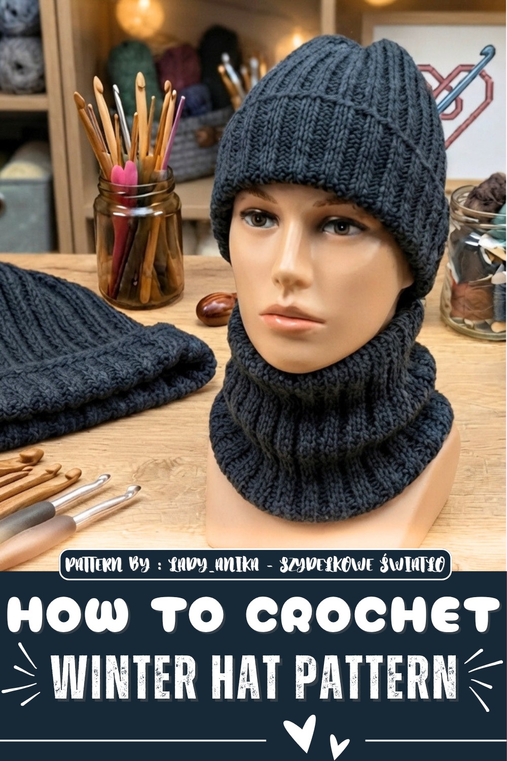 Crochet Winter Hat Pattern