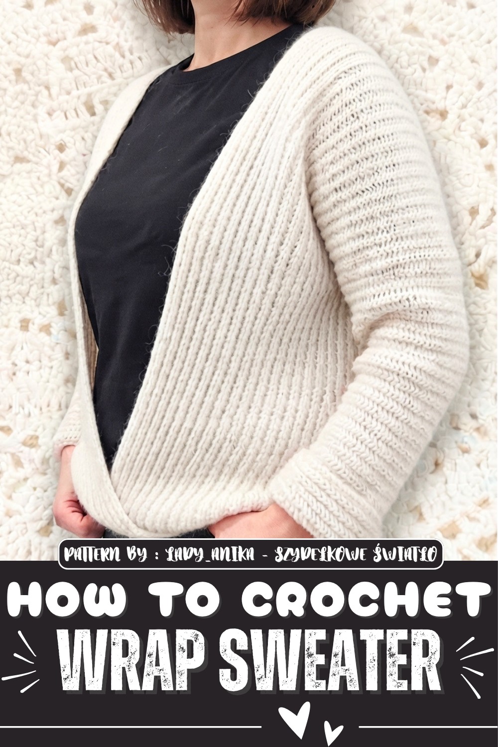 Crochet Wrap Sweater Pattern