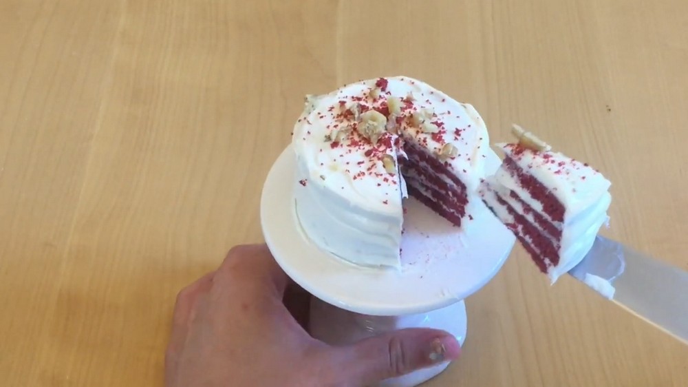 DIY Easy Bake Oven Mini Red Velvet Cake 2