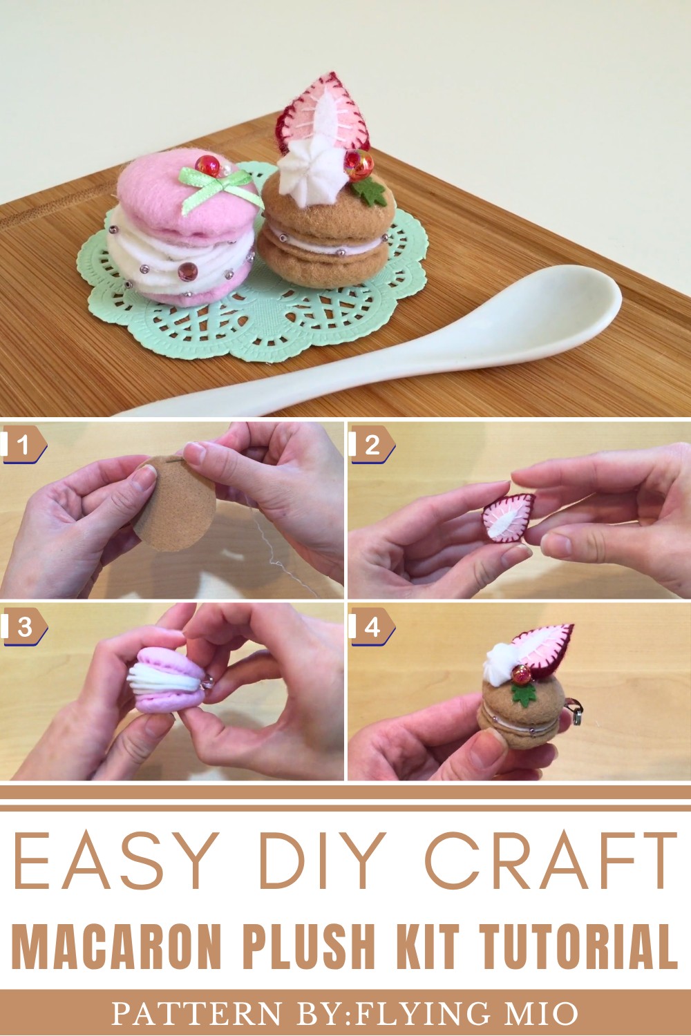 DIY Easy Macaron Plush Kit Tutorial