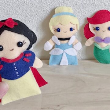 DIY Felted Disney Princess 1