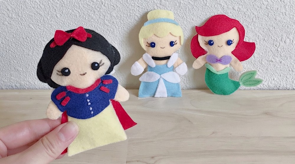 DIY Felted Disney Princess 1