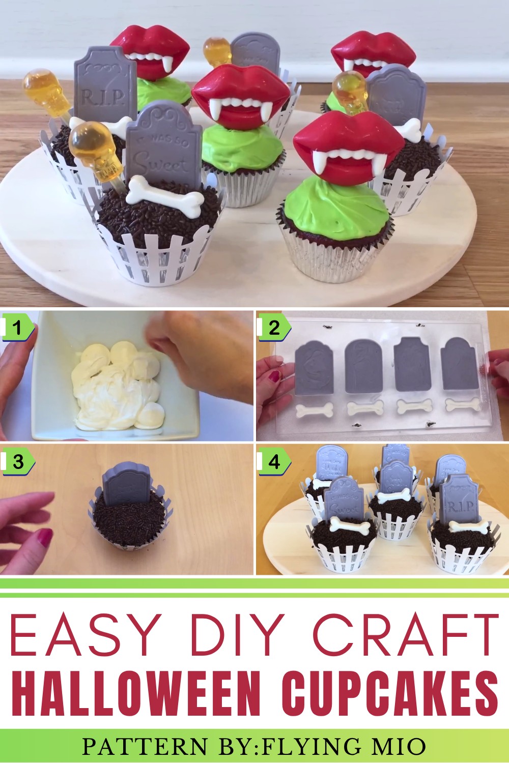 DIY Halloween Cupcakes