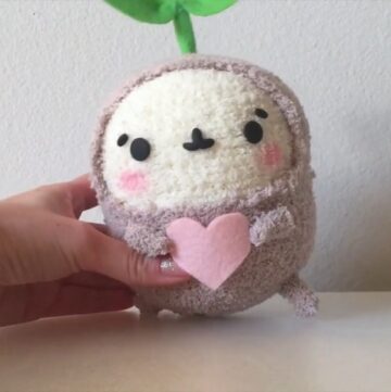 DIY Love Potato Sock Plush 10