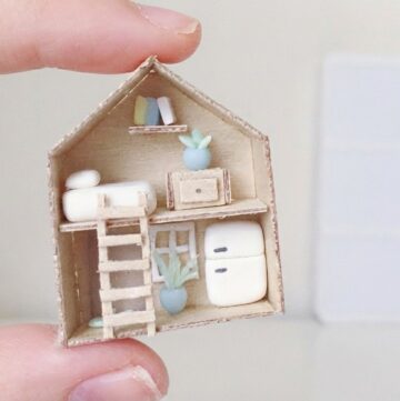 DIY Mini House Clay Tutorial 1