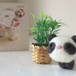 DIY Needle Felt Panda Tutorial 2