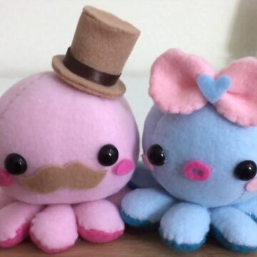 DIY Octopus Fancy Plush Tutorial 11