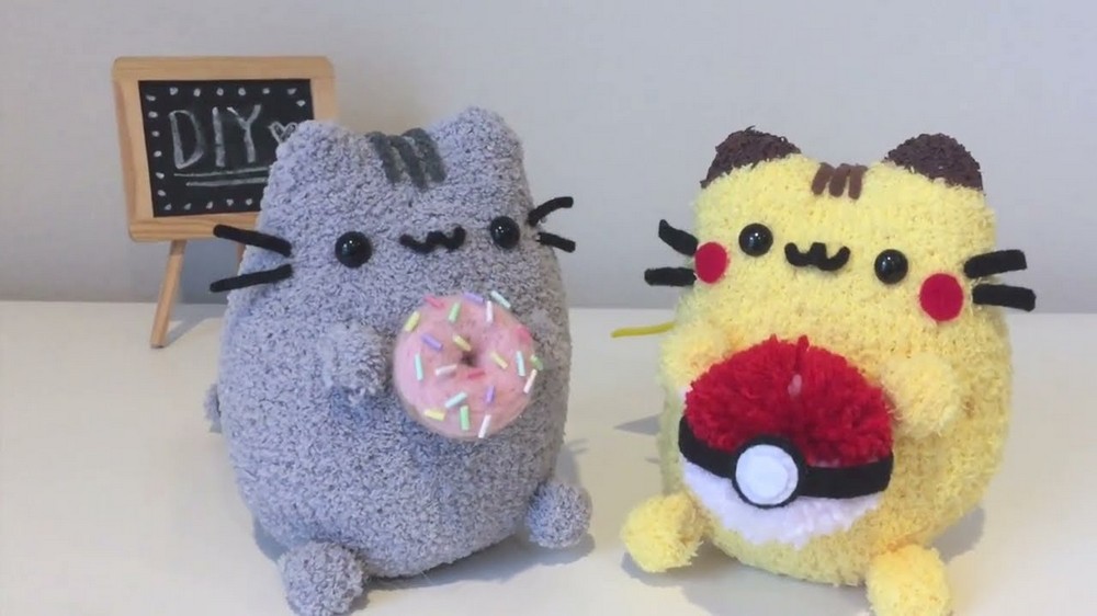 DIY Pikachu Pusheen Plush 1
