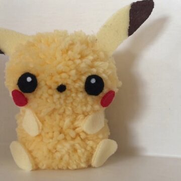 DIY Pokemon GO Pikachu Pom Pom Craft 1