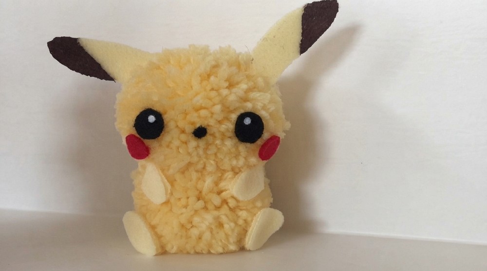 DIY Pokemon GO Pikachu Pom Pom Craft 1