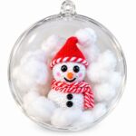 DIY Polymer Clay Christmas Snowman Pattern 6