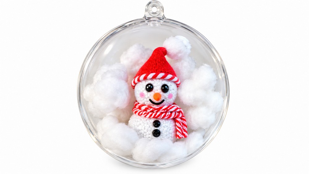 DIY Polymer Clay Christmas Snowman Pattern 6