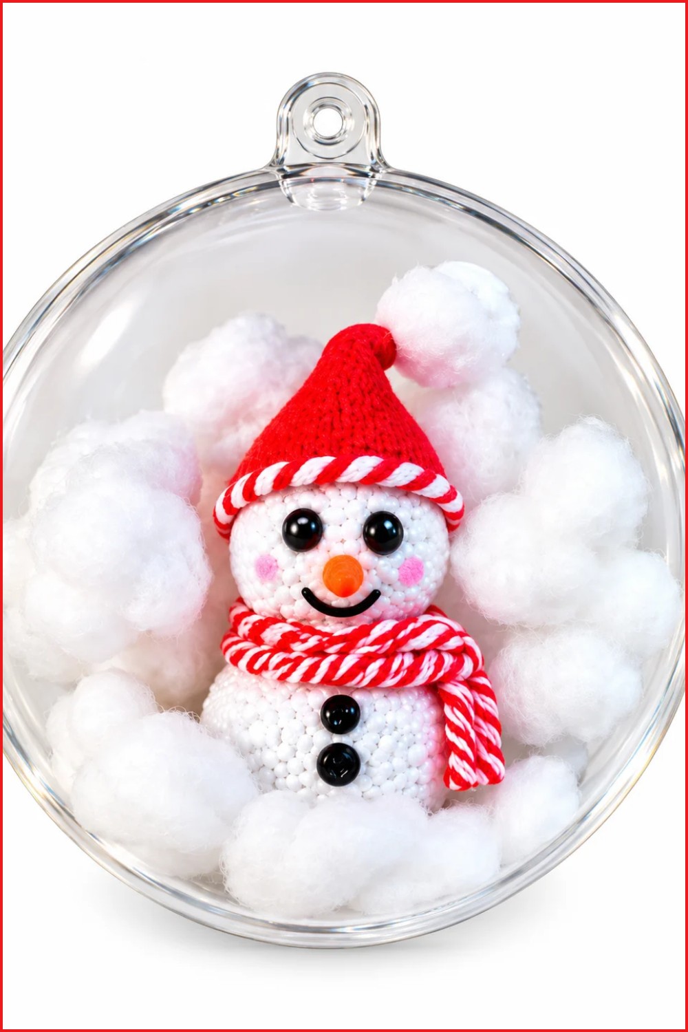 DIY Polymer Clay Christmas Snowman Pattern 7