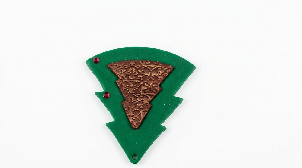 DIY Polymer Clay Christmas Tree Pattern 5