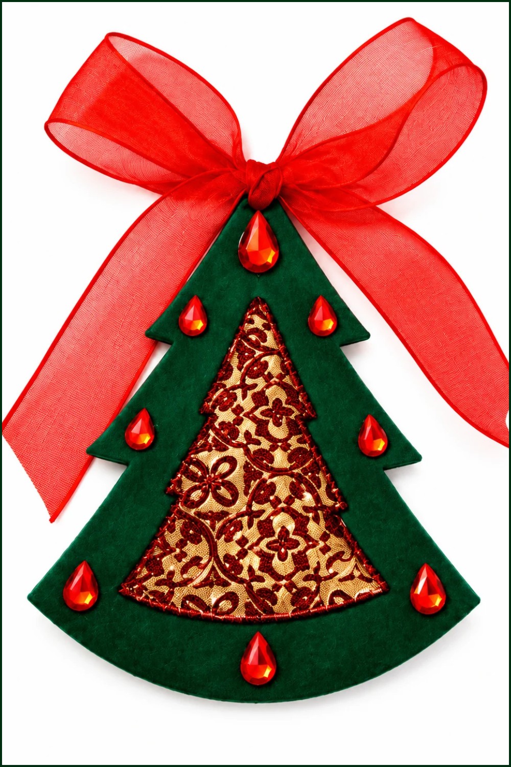 DIY Polymer Clay Christmas Tree Pattern 7