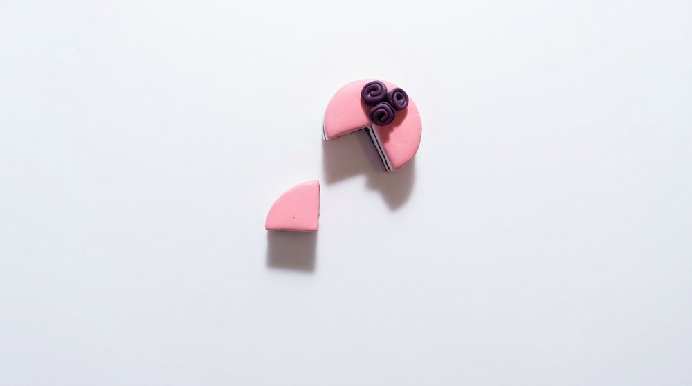 DIY Polymer Clay cake Pattern 4