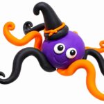 DIY Polymer Clay Halloween Octopus Pattern 6