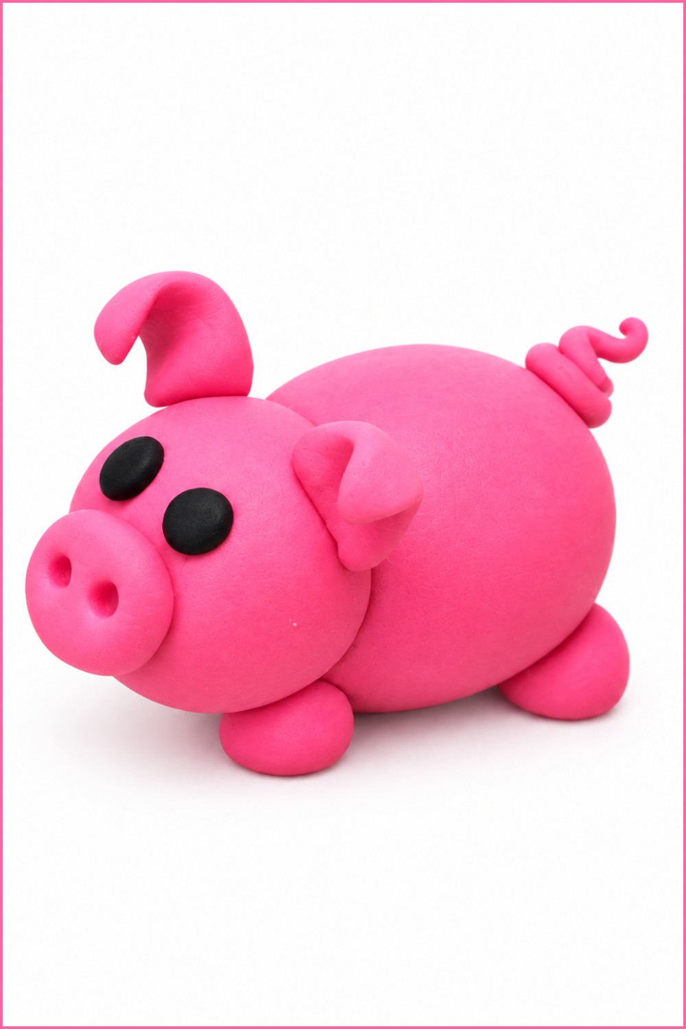 DIY Polymer Clay Pig Pattern 7
