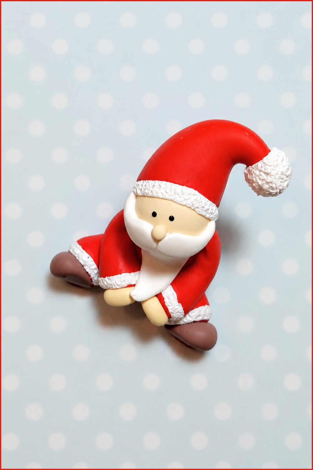 DIY Polymer Clay Santa Claus 8