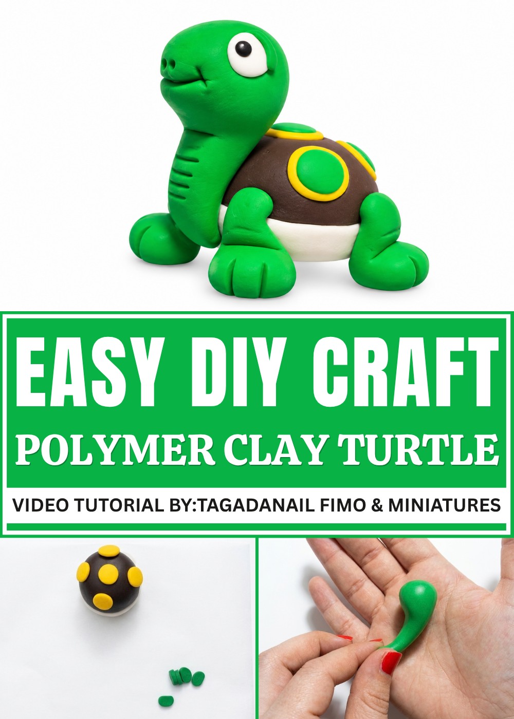 DIY Polymer Clay Turtle