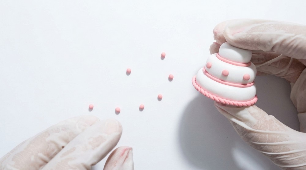 DIY Polymer Clay Wedding Cake Pattern 5