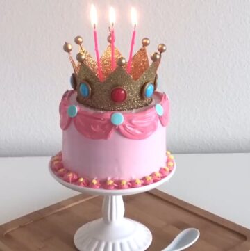 DIY Princess Peach Cake 2