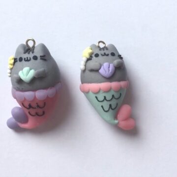DIY Pusheen Mermaid Charm 8