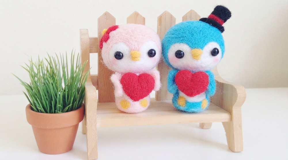 Giveaway Kawaii Penguin Lovers Needle Felt Tutorial 1
