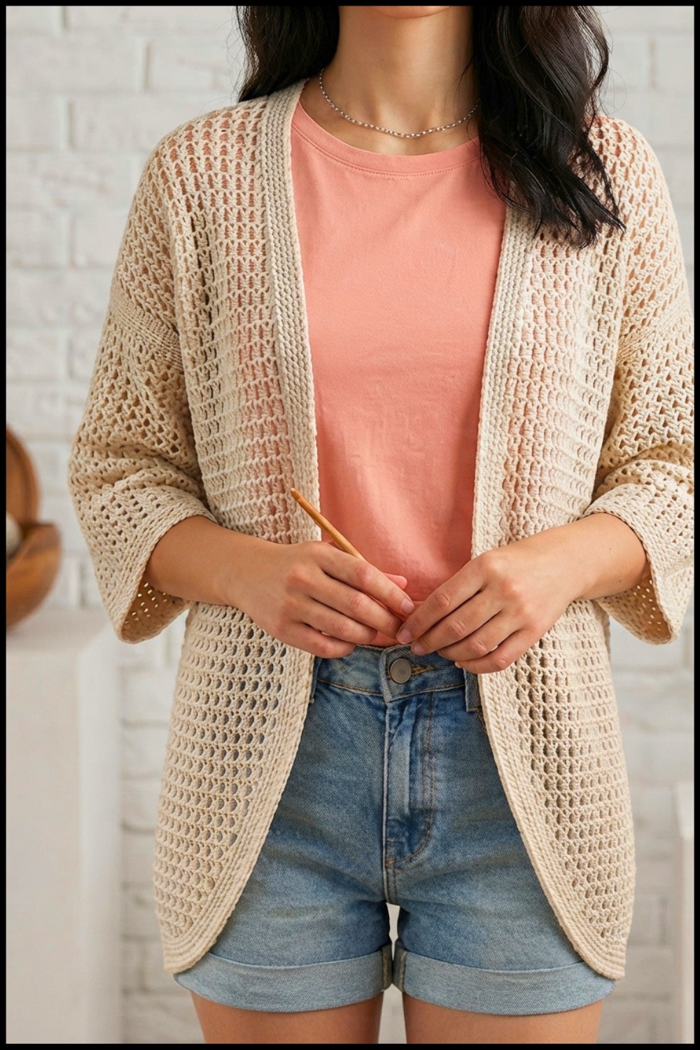 How To Crochet Summer Cardigan Pattern 1